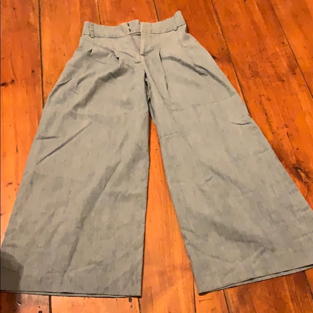 Alice & Olivia Flared Denim Pants